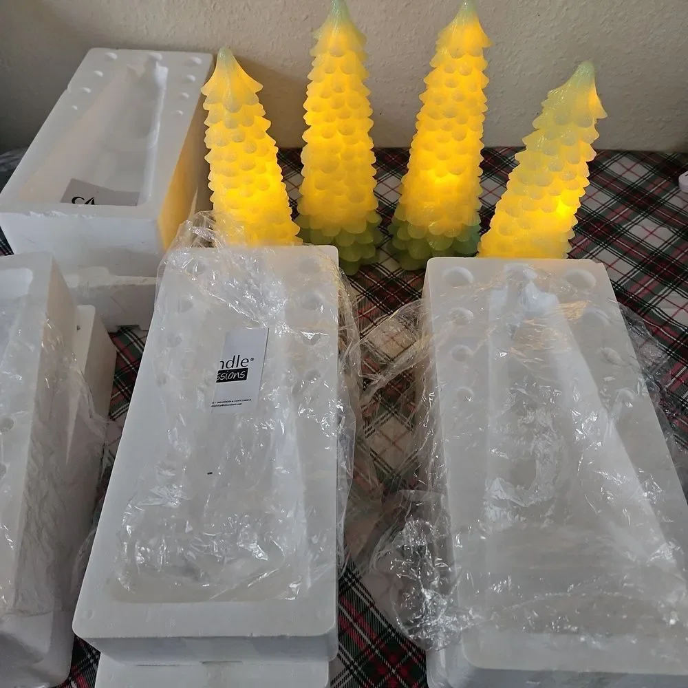 Candle Impressions Shimmering Flameless LED Holiday Tree Decor